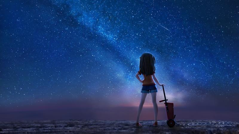 Haruhi Space Wallpaper